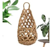 Boho Plant Hanger, Cotton Plant Hanger, 12 Inches Small Macrame Hangers, Cotton Indoor Holder with Stylish Texture, Home Decor Accessory with Bohemian Style, Flower Display for Bedroom Living Room