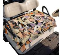 Boho Portrait Golf Cart Seat Towels Towel Blanket | Golf Cart Seat Towels Comfortable Breathable Golf Cart Seat Blanket for Clubs Sports