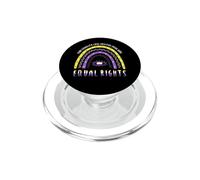 Boho Rainbow Equal Rights Nonbinary PopSockets PopGrip for MagSafe