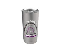 Boho Rainbow Proud Ace Pride Stainless Steel Insulated Tumbler