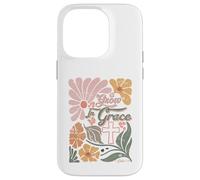 Boho Retro Christian Grow In Grace Christian Bible Men Women Case for iPhone 14 Pro