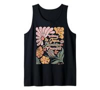 Boho Retro Christian Walking by Grace Stumbling Onward Tank Top