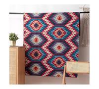 Boho Retro Floral Fabric Groovy Boho Fat Quarter Quilting Patchwork Sewing Fabric for Fall Autumn DIY Handmade Craft Home Party Decor(4#,1.5x7m/4.9x23ft)