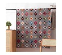 Boho Retro Floral Fabric Groovy Boho Fat Quarter Quilting Patchwork Sewing Fabric for Fall Autumn DIY Handmade Craft Home Party Decor(2#,1.5x7m/4.9x23ft)