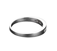 Boho Rings for Women, Anillos de Plata para Mujer with 0.35Ct Diamond 9K White Gold Size O 1/2