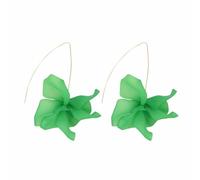 Boho Rose Petal Acrylic Earrings Elegant Statement Long Colorful Resin Tiered Big Floral Flower Tassel Dangle Drop Earrings for Women Teen Girls Wedding Bridal Party Summer Holiday Fashion Jewelry