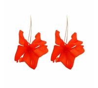 Boho Rose Petal Acrylic Earrings Elegant Statement Long Colorful Resin Tiered Big Floral Flower Tassel Dangle Drop Earrings for Women Teen Girls Wedding Bridal Party Summer Holiday Fashion Jewelry