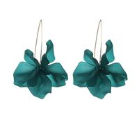 Boho Rose Petal Acrylic Earrings Elegant Statement Long Colorful Resin Tiered Big Floral Flower Tassel Dangle Drop Earrings for Women Teen Girls Wedding Bridal Party Summer Holiday Fashion Jewelry