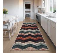 Boho Runner Rug, 60 x 180 cm Washable Carpet Runner Rugs, Non Slip Kitchen Carpet Runner for Living Room Entryway Laundry Room Balcony (Brown)
