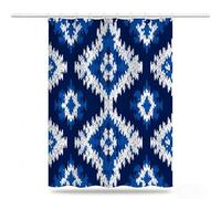 Boho Shower Curtain 180 x 240 cm, Waterproof Shower Curtain Quick Dry Bath Washable Polyester Fabric, Extra Long Weighted Hem with 12 Hooks, Bathroom Decor, Gifts for Women, Abstract Curtains,Model679