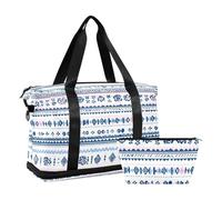 Boho simple style tropical patterns Large Bags Weeker/Overnight Duffel Gym Tote Bag with Adjustable Strap for Business Travel 2Pcs Set, Boho simple style tropical patterns, 1 size, Boho simple style