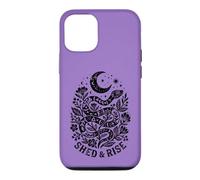 Boho Snake Moon Floral Botanical Celestial Spiritual Witchy Case for iPhone 12/12 Pro