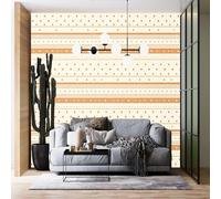 Boho Stripe Polka Dot Wallpaper for Bedroom Walls Geometric Removable Stick On Contact Paper Heavyweight Self Adhesive Wallpaper for Living Room Nursery Home Decor 280Cm(H) X460Cm(W)