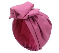Boho Style Caps, Elastic Bouffant Turban Cap, Solid Colour Work with Sweatband, Unisex Tie Back Hats, Hair Covers, Turbans for Women, Head Wrap Before Twist, Soft Turban for Hair