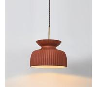 Boho Style Japanese Pendant Light - Modern Large Dining Room Hanging Lamp with Adjustable Height for Kitchen Island, Hallway, Bedroom