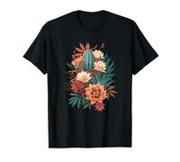 Boho Succulent Flowers Desert Night Cactus Bloom T-Shirt