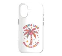 Boho Summer Oasis Paradise Awaits Retro Palm Tree Tropical Case for iPhone 17