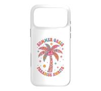 Boho Summer Oasis Paradise Awaits Retro Palm Tree Tropical Case for iPhone 17 Pro Max