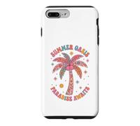 Boho Summer Oasis Paradise Awaits Retro Palm Tree Tropical Case for iPhone 7 Plus/8 Plus