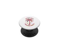 Boho Summer Oasis Paradise Awaits Retro Palm Tree Tropical PopSockets Adhesive PopGrip