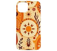 Boho Sun Symbols Folk Abstract Elements Seamless Art Case for iPhone 15 Plus