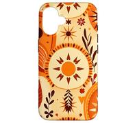Boho Sun Symbols Folk Abstract Elements Seamless Art Case for iPhone 16