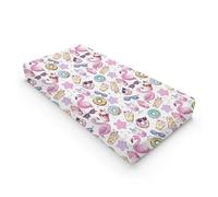 Boho Surfing Summer Beach Changing Pad Covers for Boy Girl 32''x16'' Coconut Tree Surfboard Bus Tropical Floral Leaves Wave Fitted Changing Table Sheets Soft Baby Change Table Mats (Pink, one size)