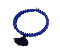 Boho Tassel Stackable Wrap Bracelet Handcrafted By Women Artisans Glass Beads from India Fair Trade Jewelry Gift For Women, One Size, Glass Cotton Metal, no gemstone