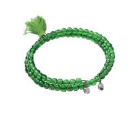 Boho Tassel Stackable Wrap Bracelet Handcrafted By Women Artisans Glass Beads from India Fair Trade Jewelry Gift For Women, One Size, Glass Cotton Metal, no gemstone