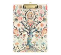 Boho Tree of Life Nursing clipboards for Nurses Standard Hole for Soccer Truck Driver Size 9 x 12 Gold