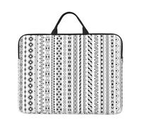 Boho Triangle Stripes 14 Inches Laptop Sleeve Compatible Protective Case With Zipper Classic Portable Handle