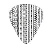 Boho Triangular Straps 12pcs Guitar Cubes, 3 Thickness Includes 0.46mm, 0.71mm, 0.96mm, with Organizer Storage Box