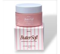 Boho Vegan Cosmetics Buttersoft Whipped Lip Butter Lychee Bubble Tea flavour in Pink | Size: 15ml Boho Vegan Cosmetics Pink 15ml
