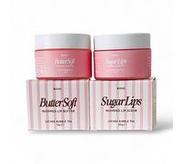 Boho Vegan Cosmetics Vegan Lip Balm & Lip Scrub Gift Set in Pink | Size: 60ml Boho Vegan Cosmetics Pink 60ml