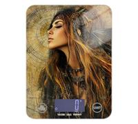 Boho Vintage Dream Seeker LCD Display scale for food 11lb/0.18oz, 5kg/5g digital scale small with 4 unit for Dieting Spices Cooking (Batteries not Included)