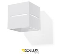 Sollux LOBO - 1 Light Up Down Wall Light White - SL.0206