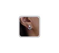 Boho Wedding Mini Heart Stud Earrings Gold Silver Dainty Cz Earrings Simple Cute Small Love Smaller Rhinestone Sparkly Tiny Crystal Delicate Minimalist Trendy Jewelry for Women