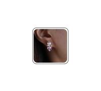 Boho Wedding Mini Pearl Stud Earrings Gold Tiny Pink Cz Small Earrings Smaller Sparkly Black Rhinestone Simple Dainty Blue Crystal Cute Delicate Minimalist Cartilage Trendy Jewelry for Women