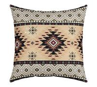 Boho Western Throw Pillow Covers for Girls Boys Kids 18x18 Inch Set of 4 Brown Aztec Decorative Throw Pillowcases Ethnic Tribe Arrow Aztec Pillow Cases Cushion Covers Boho Exotic Cushion Case