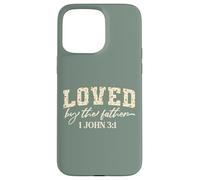 Boho Wildflower Bible Verse Christian Collection. Loved Case for iPhone 15 Pro Max