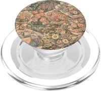 Boho Wildflowers Roses Vintage Tulip Lavender Flower Pattern PopSockets PopGrip for MagSafe