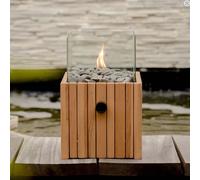 Boho Wooden Fire Pit Outdoor Heater Garden Lantern Firepit Table Fireplace Stove