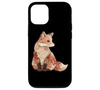Boho Woodland Fox Patchwork Floral Autumn Folk Case for iPhone 12/12 Pro