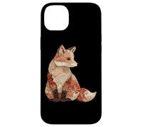 Boho Woodland Fox Patchwork Floral Autumn Folk Case for iPhone 14 Plus