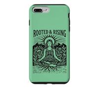 Boho Yoga Meditation Spiritual Woman Rooted & Rising Nature Case for iPhone 7 Plus/8 Plus