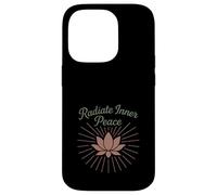 Boho Yoga Spiritual Gift For Yogi Mindful Lotus Flower Case for iPhone 14 Pro