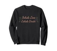 Boho Yoga Spiritual Gift For Yogi Mindful Lotus Flower Sweatshirt