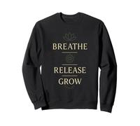 Boho Yoga Spiritual Gift For Yogi Mindful Lotus Flower Sweatshirt