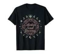 Boho Yoga Spiritual Gift For Yogi Mindful Lotus Flower T-Shirt