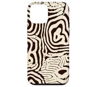 Boho Zebra Mudcloth, African Inspired Neutral Stripe Pattern Case for iPhone 12 mini